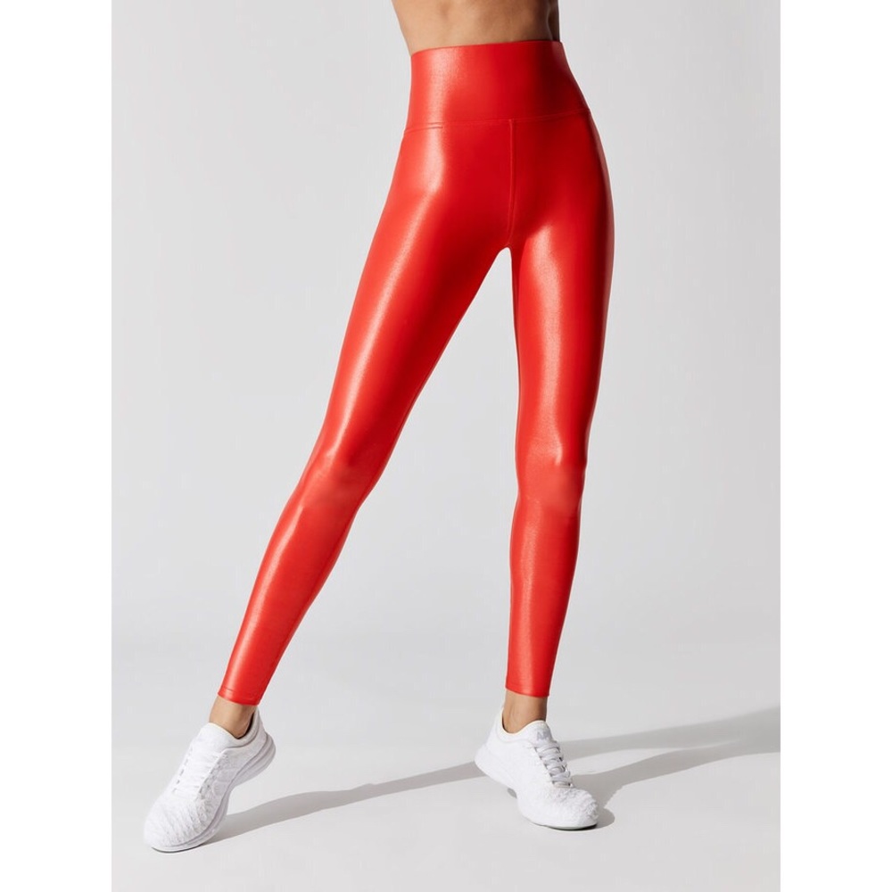 Carbon38 High Waisted Takara Leggings Ultra Red
